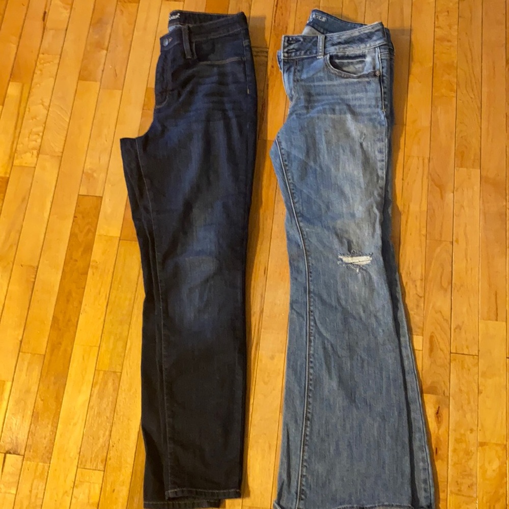 Two pair of jeans